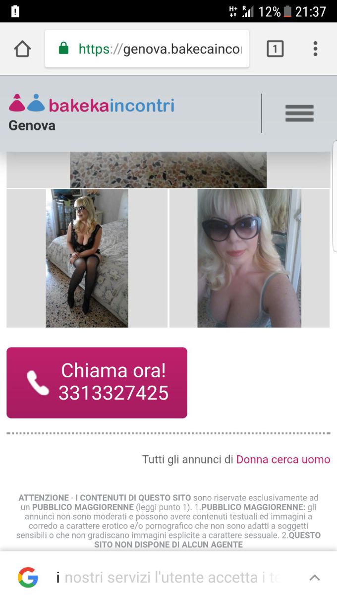 Annuncio Escort Ads - BELLA BIONDA RUSSA